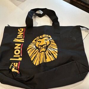 Disney The Lion King Black and Gold Tote Bag